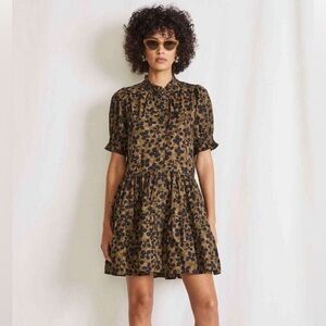 Las Alturas Mini Dress - S / Resist Floral Olive